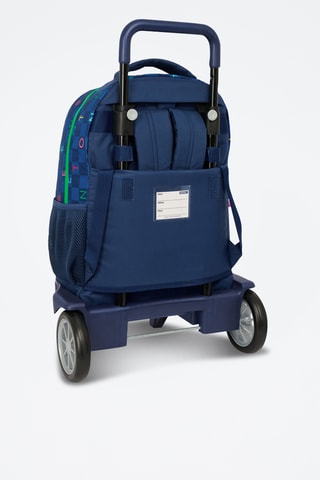 Sac à dos à roulettes Damero - Bleu