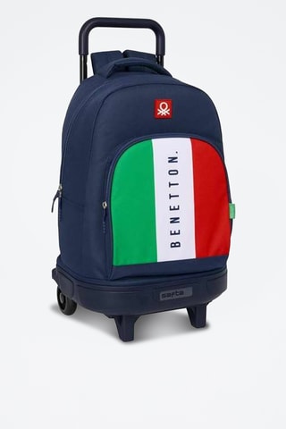 Sac à dos à roulettes Flag - Bleu marine