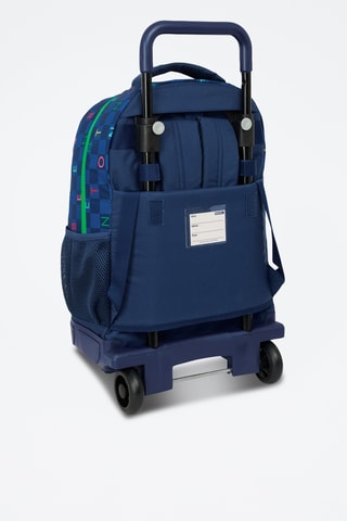 Sac à dos à roulettes Damero - Bleu