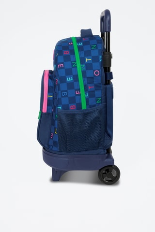 Sac à dos à roulettes Damero - Bleu