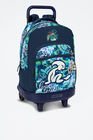 Sac à dos à roulettes Kook - Bleu marine
