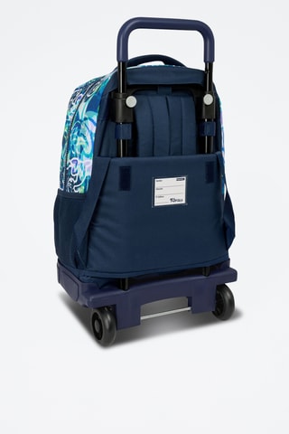 Sac à dos à roulettes Kook - Bleu marine