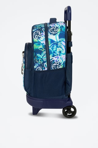 Sac à dos à roulettes Kook - Bleu marine