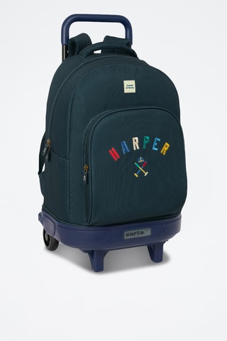 Sac à dos à roulettes Harper & Nayer - Vert foncé