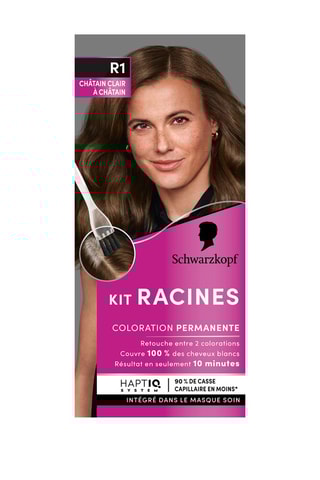 Coloration Kit Racines Schwarzkopf - Châtain clair à châtain R1