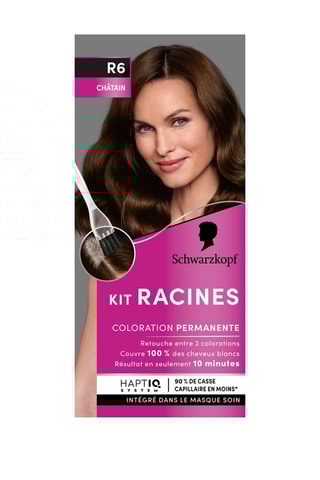 Coloration Kit Racines Schwarzkopf - Châtain R6