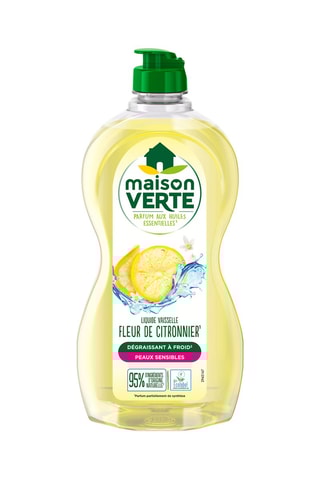 6 x Liquide vaisselle Fleurs de Citronnier Maison Verte - 500 ml