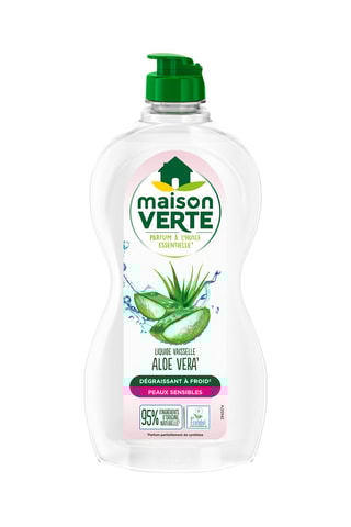 6 x Liquide vaisselle Aloe Vera Maison Verte - 500 ml