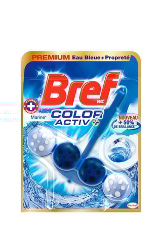 6 x Bloc WC Color Activ+ Bref WC - Marine