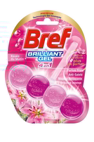 6 x Bloc WC Brilliant Gel Bref WC - Rosée du Matin