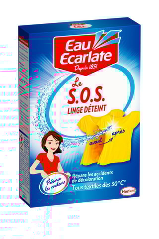 4 x Réparateur SOS linge déteint Eau Ecarlate - 200 g