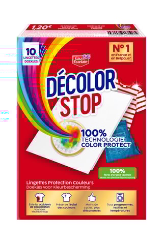 5 x Decolor Stop Max Protect Eau écarlate - 10 lingettes