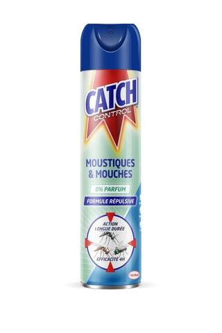 3 x Aérosol moustiques et mouches répulsif Catch Control - 300 ml