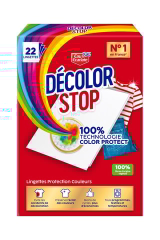 5 x Decolor Stop Max Protect Eau écarlate - 22 lingettes