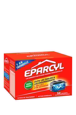 2 x 54 sachets d'activateur biologique Eparcyl