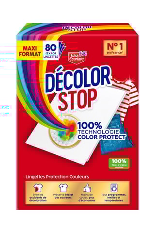 2 x Decolor Stop Max Protect Eau écarlate - 80 lingettes