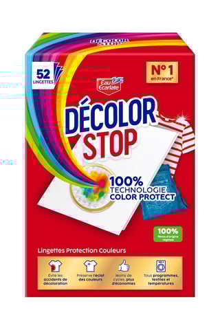 3 x Decolor Stop Max Protect Eau écarlate - 52 lingettes
