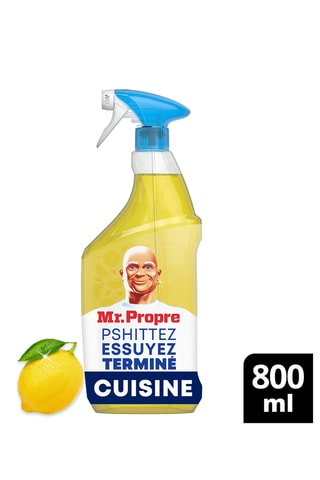 3 x Spray Pshittez Essuyez Terminé Mr.Propre - Citron - 800 ml