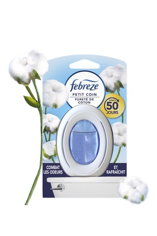 3 x Désodorisant pour salle de bains Febreze - Pureté de coton - 7,5 ml