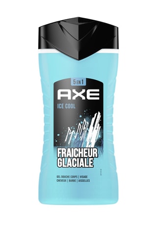 4 x Gel douche Axe Ice Cool 5 en 1 - 250 ml