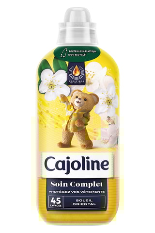 4 x Adoucissant Soin Complet Soleil Oriental Cajoline 45 lavages - 1,12 l