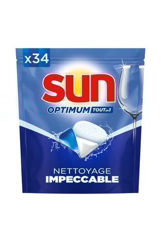 3 x Capsules Lave-Vaisselle Optimum tout-en-1 Sun - 34 lavages