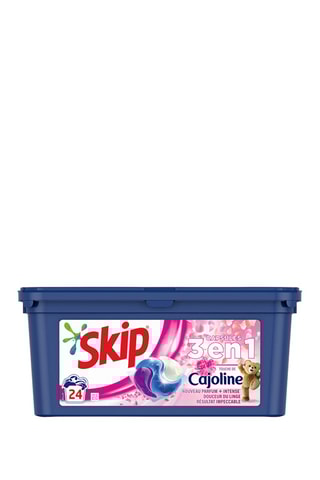5 x 24 capsules de lessive 3-en-1 Touche de Cajoline Skip