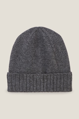 Echarpe et bonnet - Gris foncé