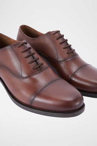 Richelieus en cuir - Marron