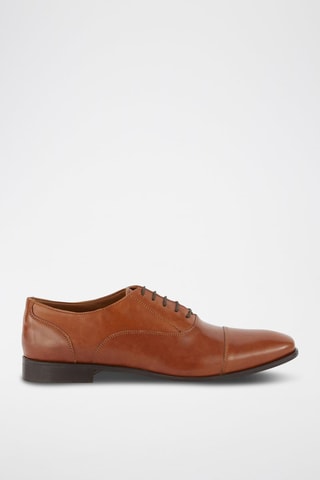 Richelieus en cuir - Camel