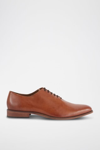 Richelieus en cuir - Camel