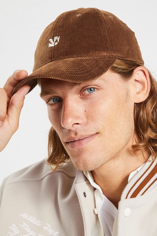 Casquette en velours - Camel