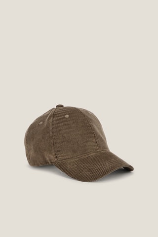 Casquette en velours - Kaki
