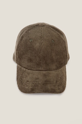 Casquette en velours - Kaki