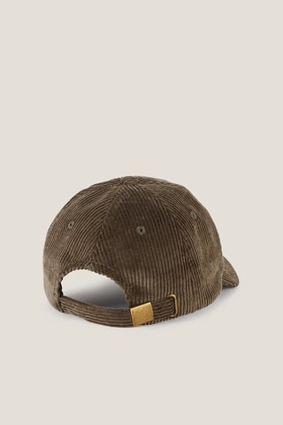 Casquette en velours - Kaki