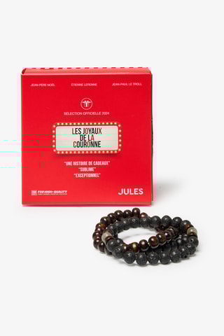 3 bracelets - Marron