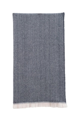 Echarpe en laine - Bleu foncé