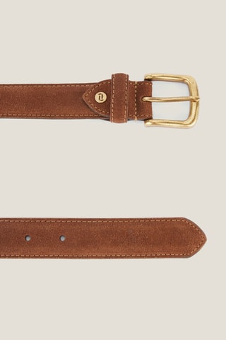 Ceinture en nubuck - Camel