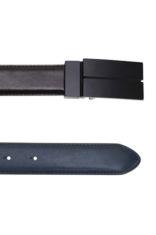 Ceinture en croûte ce cuir - Noir