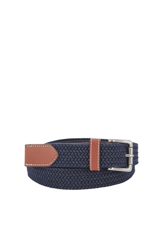 Ceinture tressée - Bleu