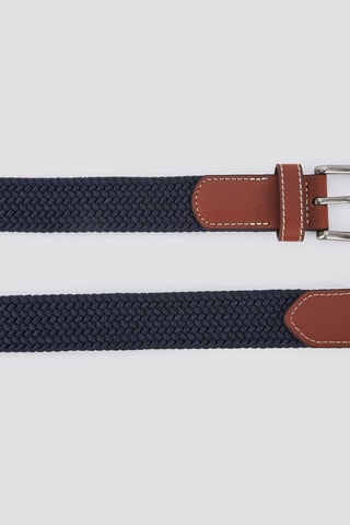 Ceinture tressée - Bleu