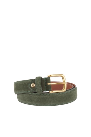 Ceinture en nubuck - Kaki