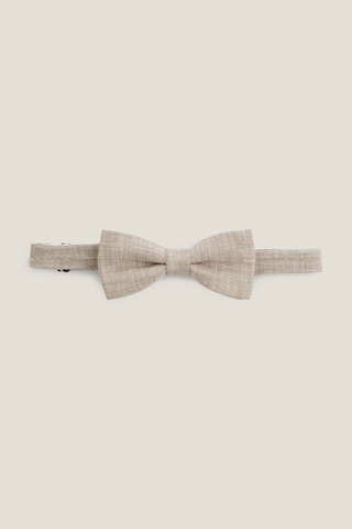 Nœud papillon en lin - Beige