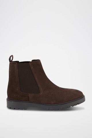 Boots Chelsea en nubuck - Marron