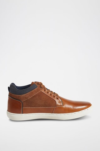 Boots en cuir - Camel