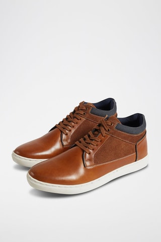 Boots en cuir - Camel