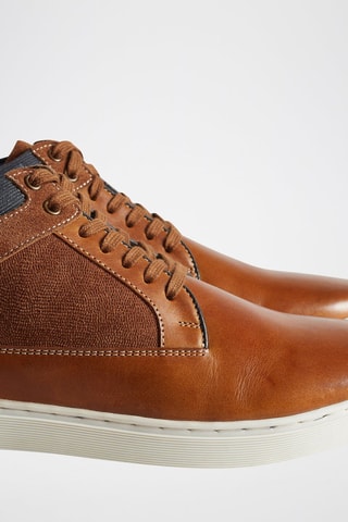 Boots en cuir - Camel