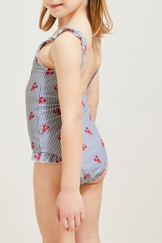Maillot 1 pièce - Bleu et rouge