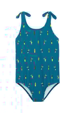 Maillot 1 pièce - Bleu pétrole
