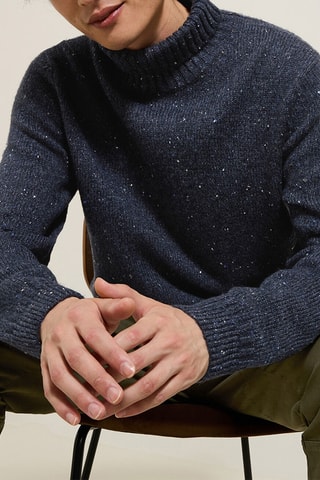 Pull - Bleu marine chiné